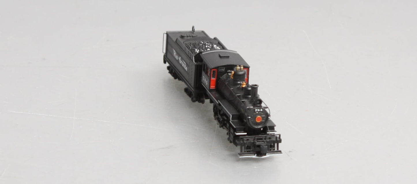 Bachmann 51452 N Painted & Unlettered 4-6-0 Steam Locomotive w/DCC (Black& Red)