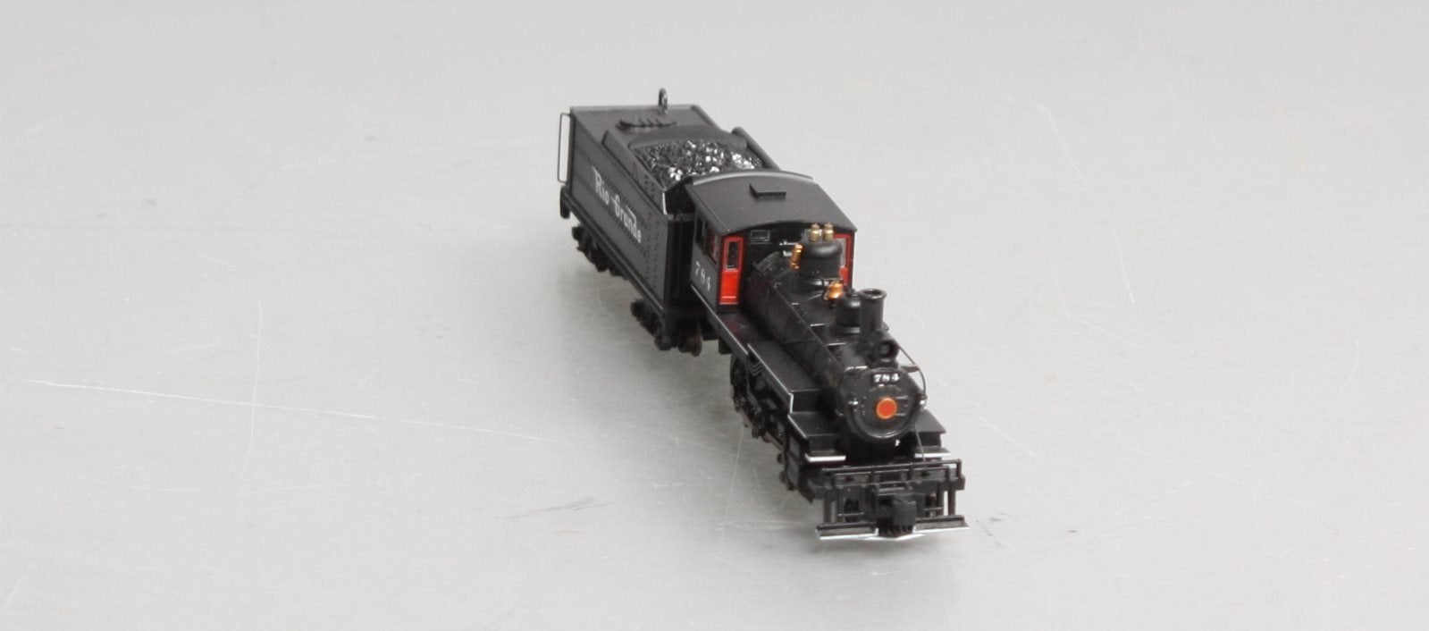 Bachmann 51452 N Painted & Unlettered 4-6-0 Steam Locomotive w/DCC (Black& Red)