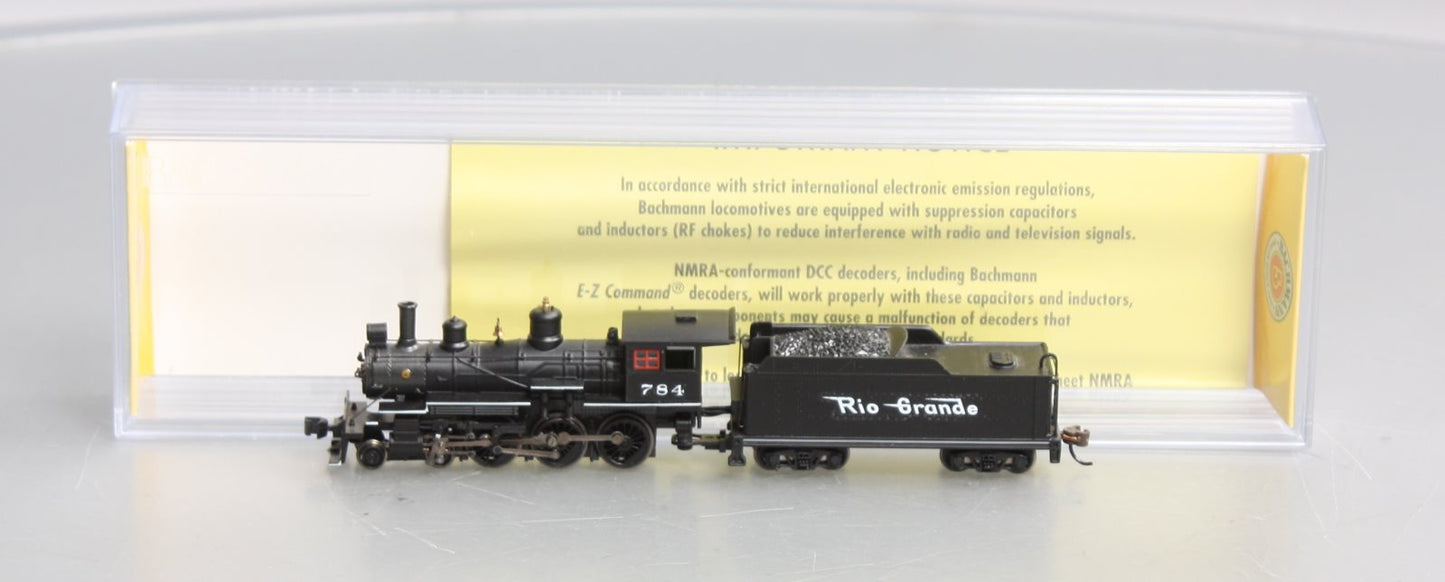 Bachmann 51452 N Painted & Unlettered 4-6-0 Steam Locomotive w/DCC (Black& Red)