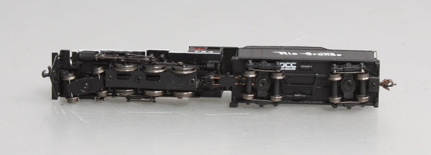Bachmann 51452 N Painted & Unlettered 4-6-0 Steam Locomotive w/DCC (Black& Red)