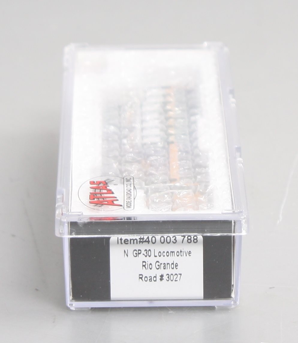 Atlas 40003788 N Scale Rio Grande GP-30 Diesel Locomotive #3027