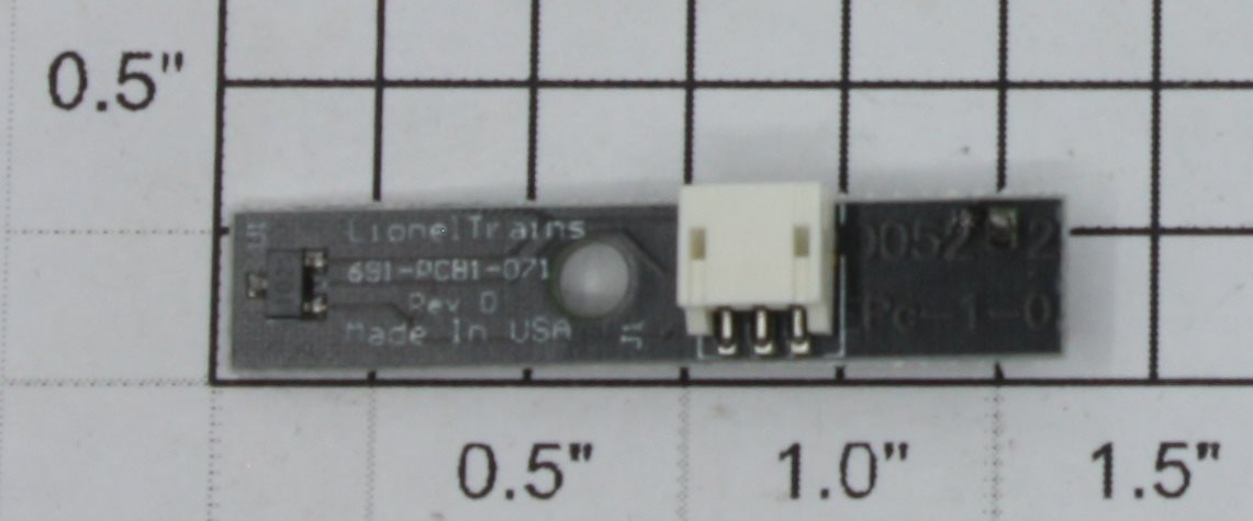 Lionel 691PCB1071 Hall Effect Sensor PCB Circuit Board