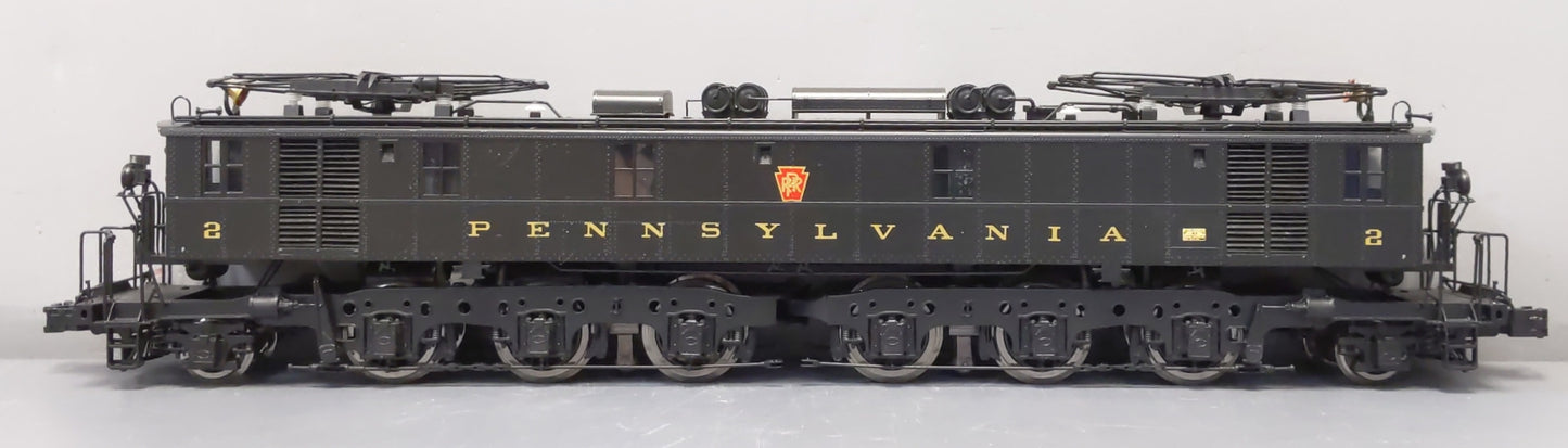 3rd Rail O Brass Pennsylvania FF-2 Electric Locomotive #2 - 3-Rail EX/Box