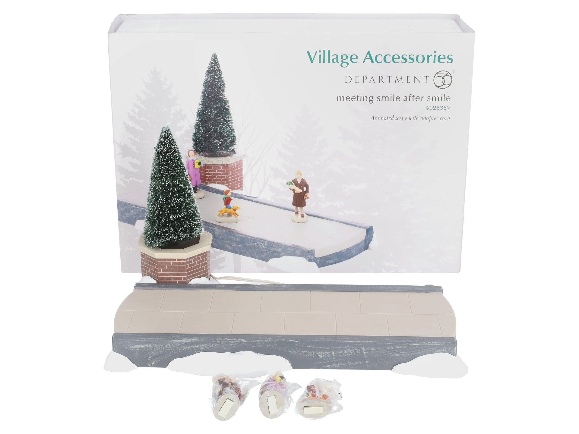 Department 56 4025357 Meeting Smile After Smile Animated Scene NIB