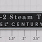 Lionel 18057-56 Self-Adhesive Metal Century Club Turbine Plaque