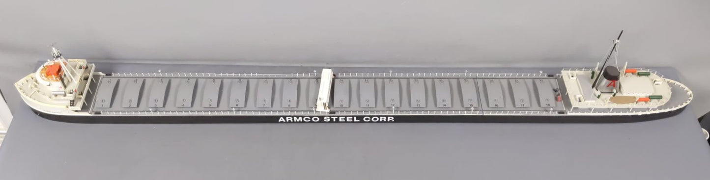 Hand-Made Armco Steel Corp Custom 6Ft Ship Model EX