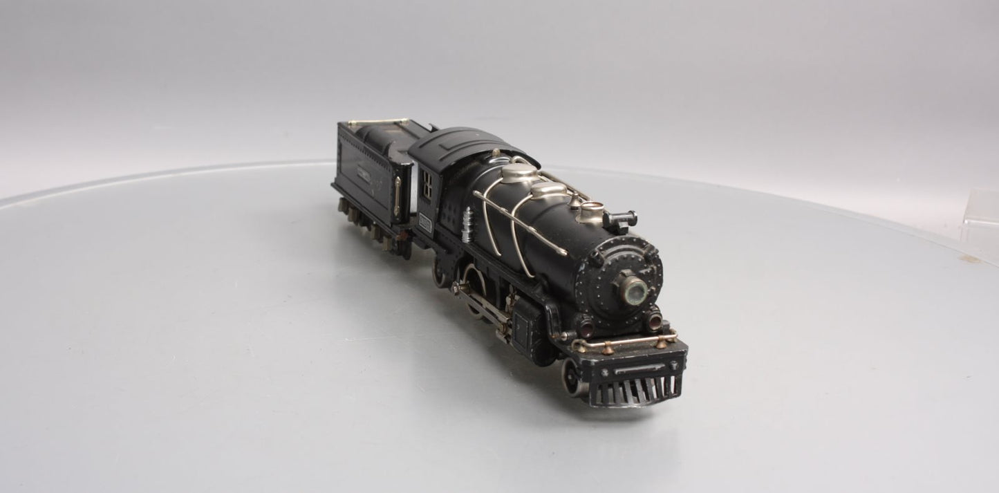 Lionel 261E Vintage O Prewar 2-4-2 Steam Locomotive & Tender - Repainted VG
