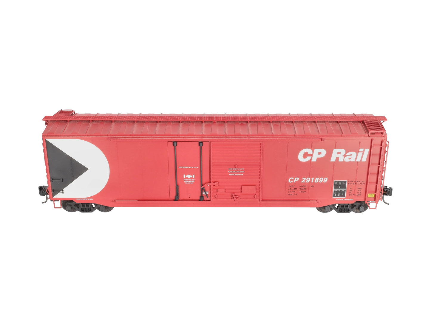 USA Trains R19318C G Canadian Pacific Rail 50 Ft. Box Car with Plug/Steel Double