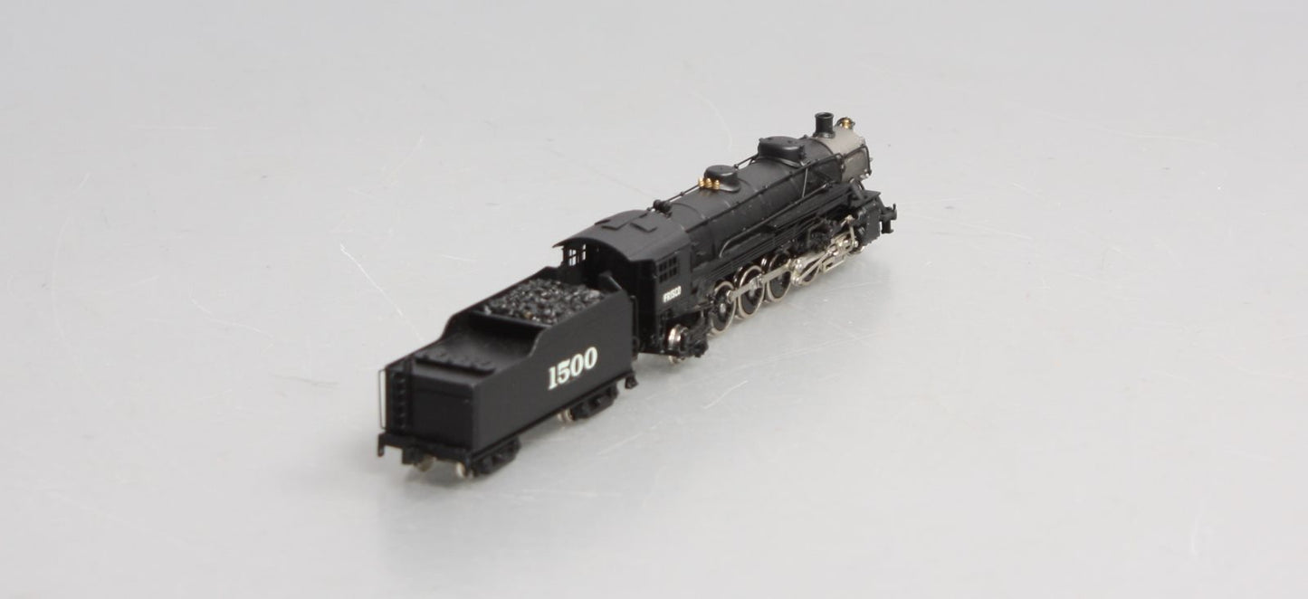 Hallmark Models N Scale BRASS 4-8-2 USRA Steam Locomotive & Tender - Painted EX/Box