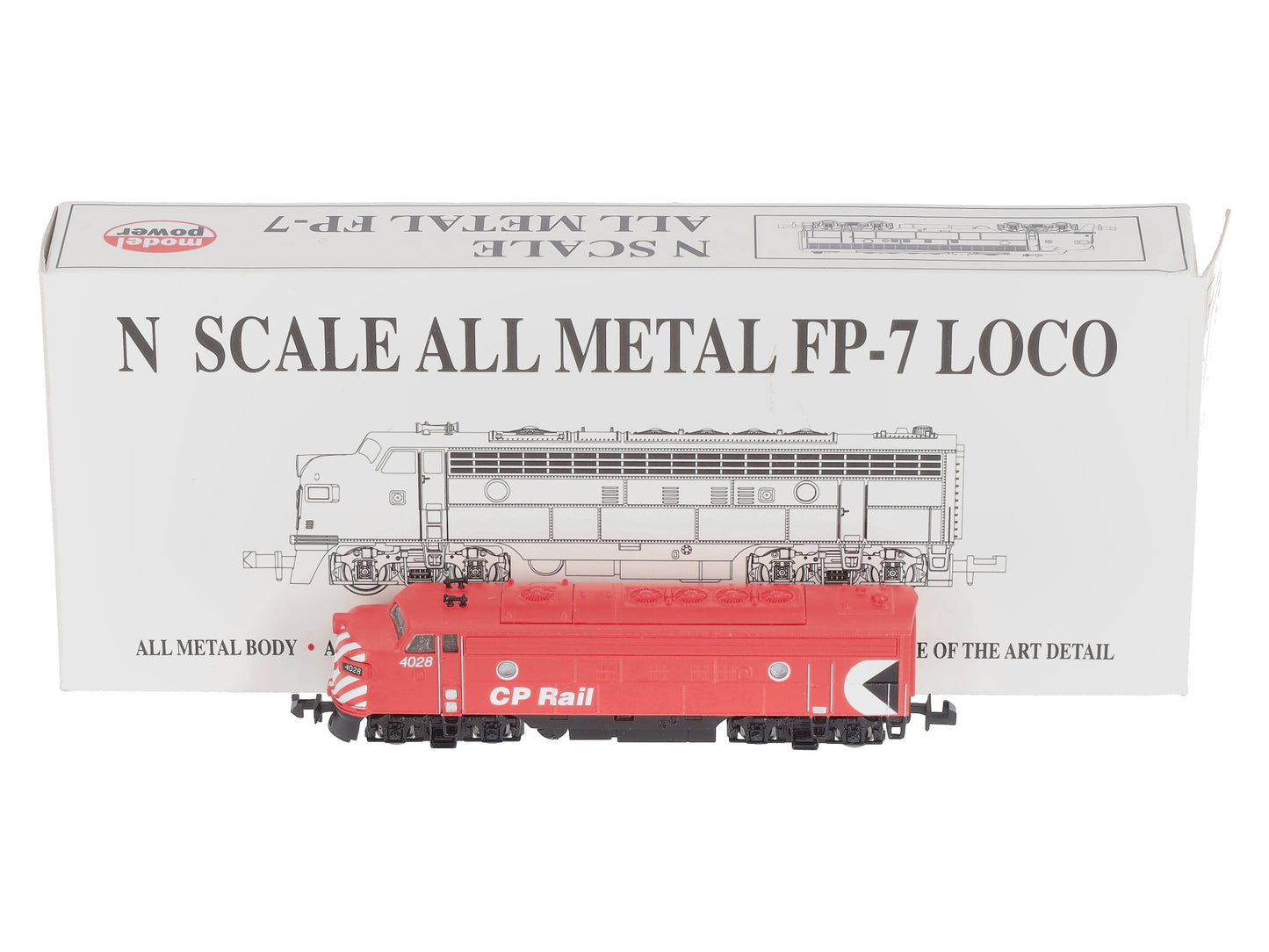 Model Power 7448 HO Scale CP FP-7 Diesel Locomotive #4028