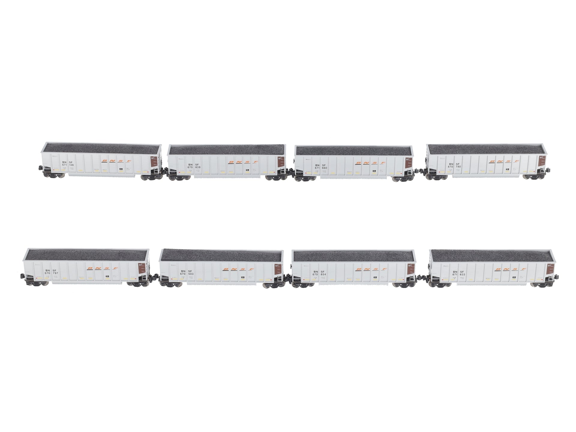 Kato 106-4614 BNSF Coalporter Set (8 cars) – Trainz