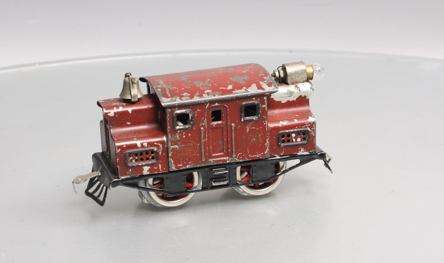 Lionel 150 Vintage O New York Central 0-4-0 Electric Locomotive (Dark Red)