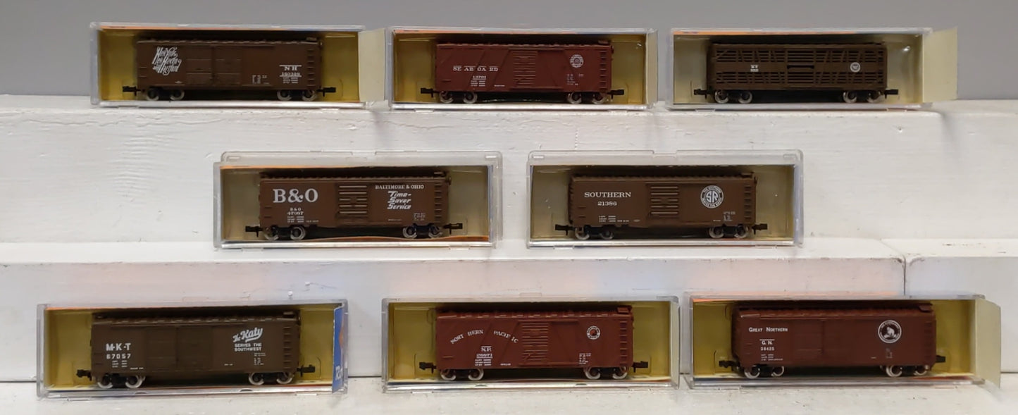 Roco N Scale Assorted Freight Cars [8] LN/Box
