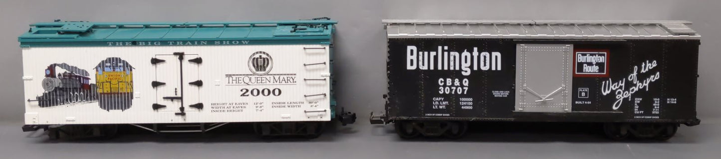 USA Trains 190432 & Mary Queen G Scale Freight Cars [2] VG