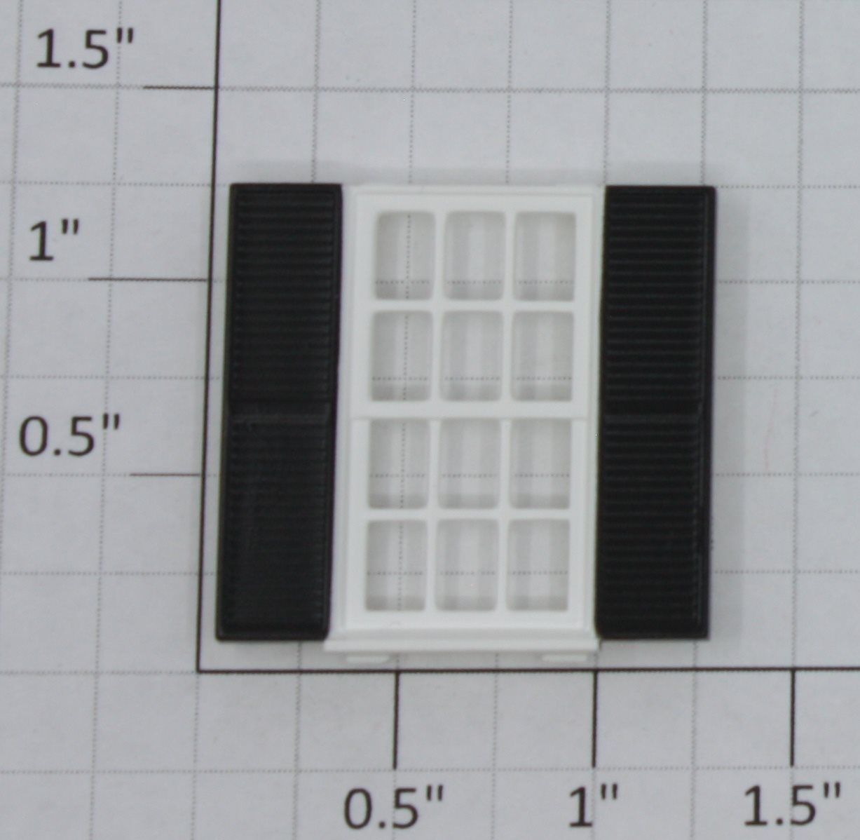 Lionel 34110-20 Estate House Front Window Frame with Shutters