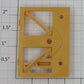 Lionel 17123-25 Cargill 3-Bay Hopper Yellow Front Truck Bracket