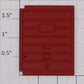 Lionel 12162-14 Red Right Hand Boxcar Door