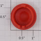 Lionel 16188-24 Kodak Red Tankcar Dome Cover