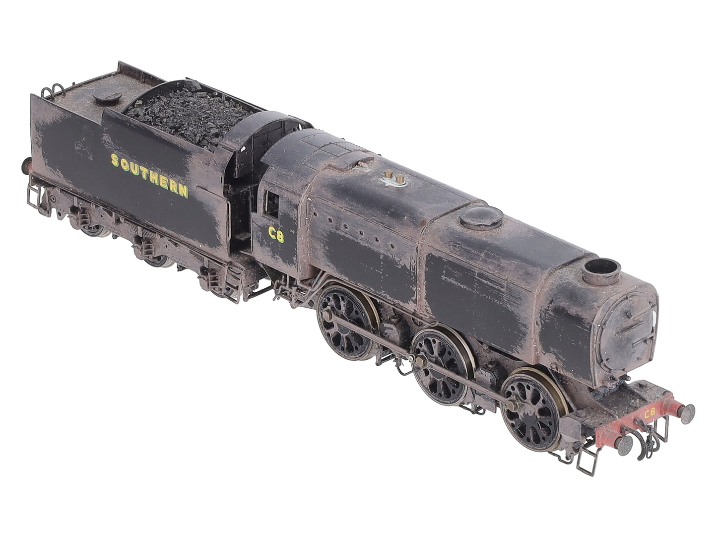 Hornby R2343 OO Scale SR 0-6-0 Class Q1 C8 Steam Locomotive & Tender VG/Box