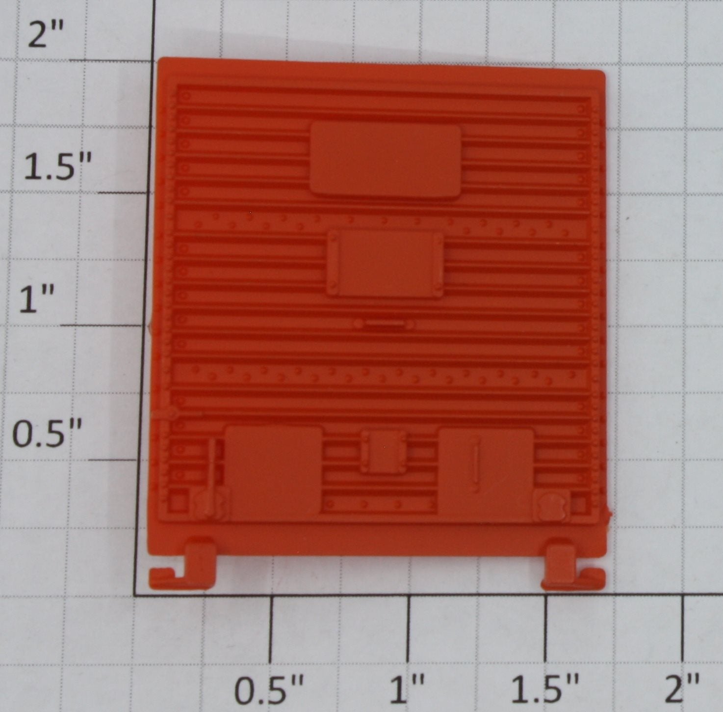 Lionel 9248-15  Dark Orange Multi-Panel Boxcar Door with Door Guides