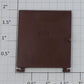 Lionel 19815-12 Red Oxide 5-Panel Boxcar Door with Guides