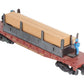 American Flyer 25016 Vintage S Southern Pacific Lumber Unloading Flatcar VG