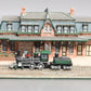 Danbury Mint "The Bethlehem" Railroad Station w/ Steam Locomotive & Tender EX