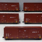 MTH 20-90411 O Burlington Northern Santa Fe 50' High Cube Box Car Set (Set of 6)