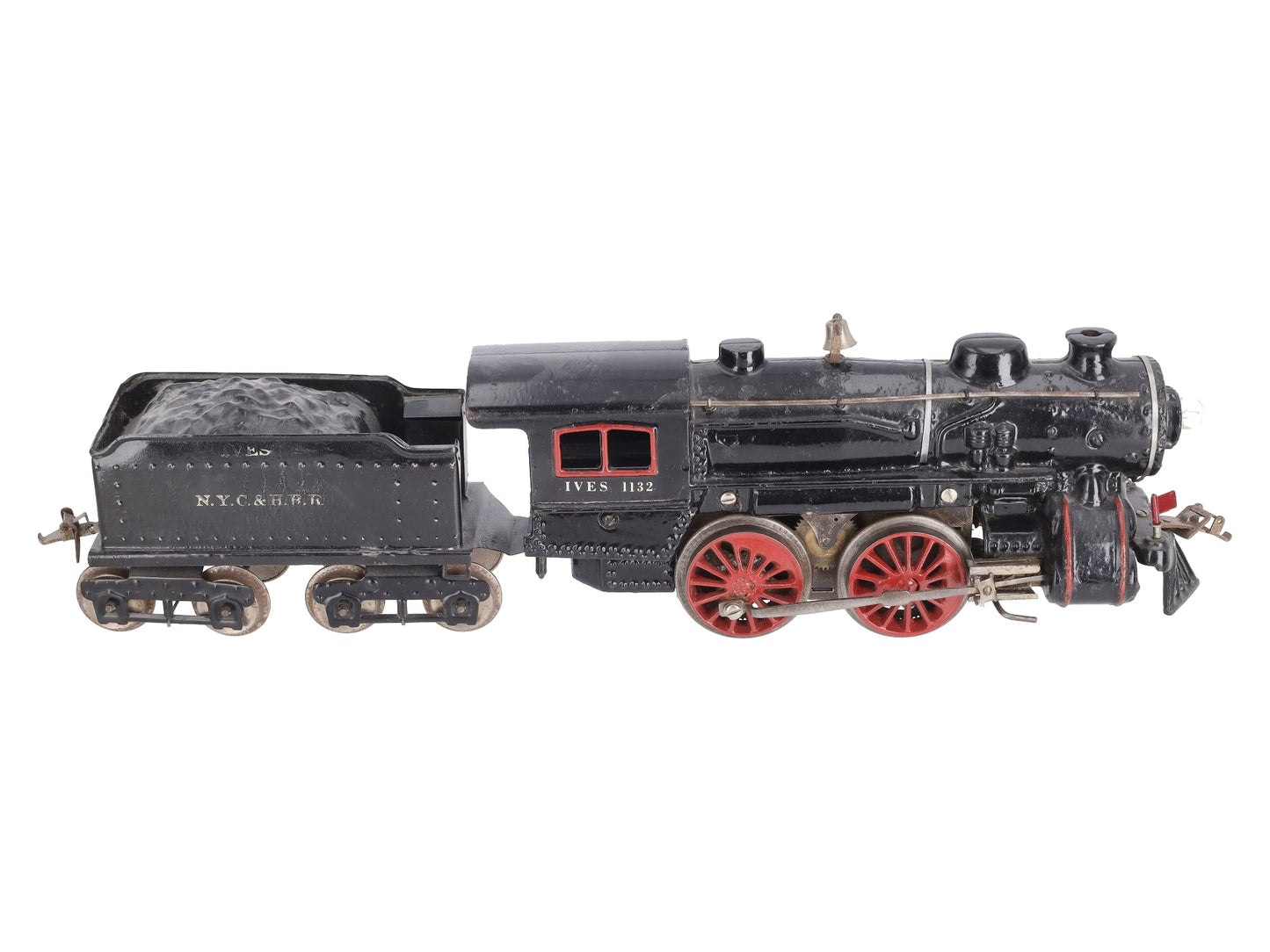 Ives 1132 Vintage Standard Wide Gauge 0-4-0 Steam Locomotive and Tender VG