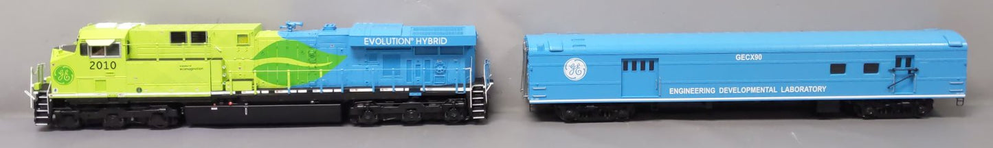 MTH 20-2986-2 O GE Evolution Premier Hybrid Diesel Pass Train Set w/PS3 -2 Rail