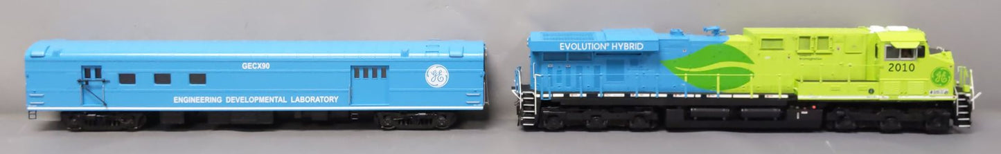 MTH 20-2986-2 O GE Evolution Premier Hybrid Diesel Pass Train Set w/PS3 -2 Rail