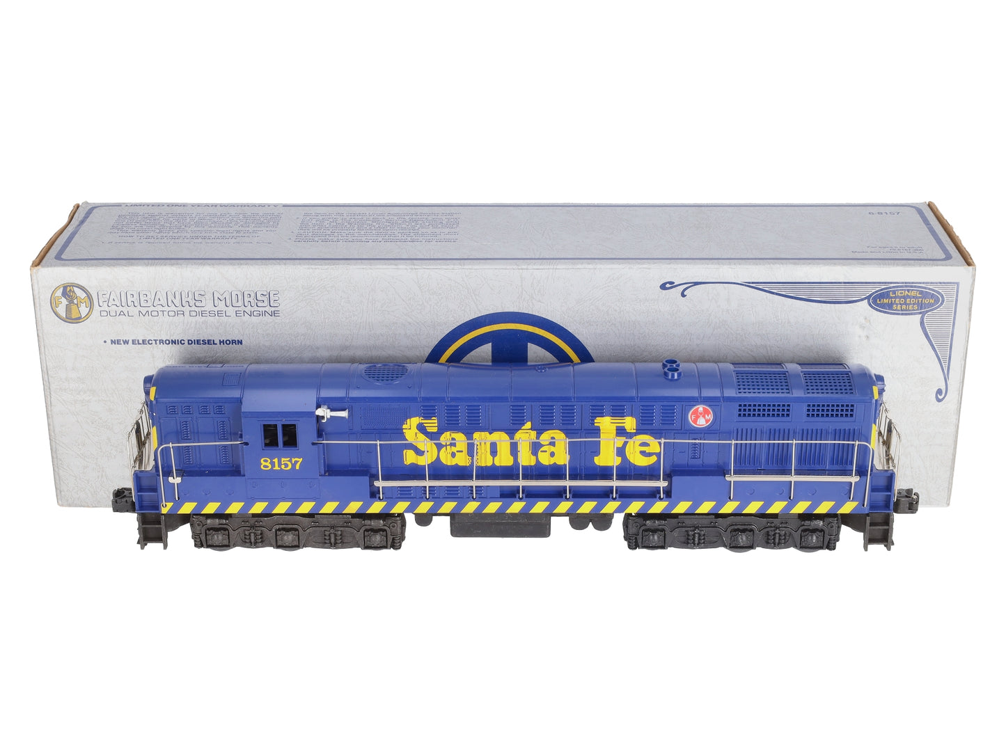 Lionel 6-8157 O Gauge Santa Fe FM Trainmaster Diesel Locomotive w/Horn #8157 LN/Box