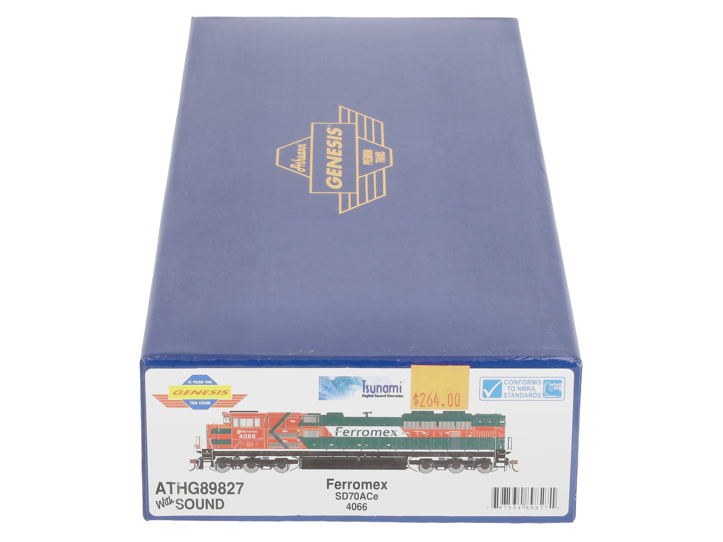 Athearn G89827 HO Ferromex SD70ACe Diesel Locomotive with DCC and Sound #4066