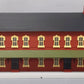 MTH 30-90094 O Dark Red Stone Passenger Station w/Dual Platforms