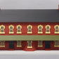 MTH 30-90094 O Dark Red Stone Passenger Station w/Dual Platforms