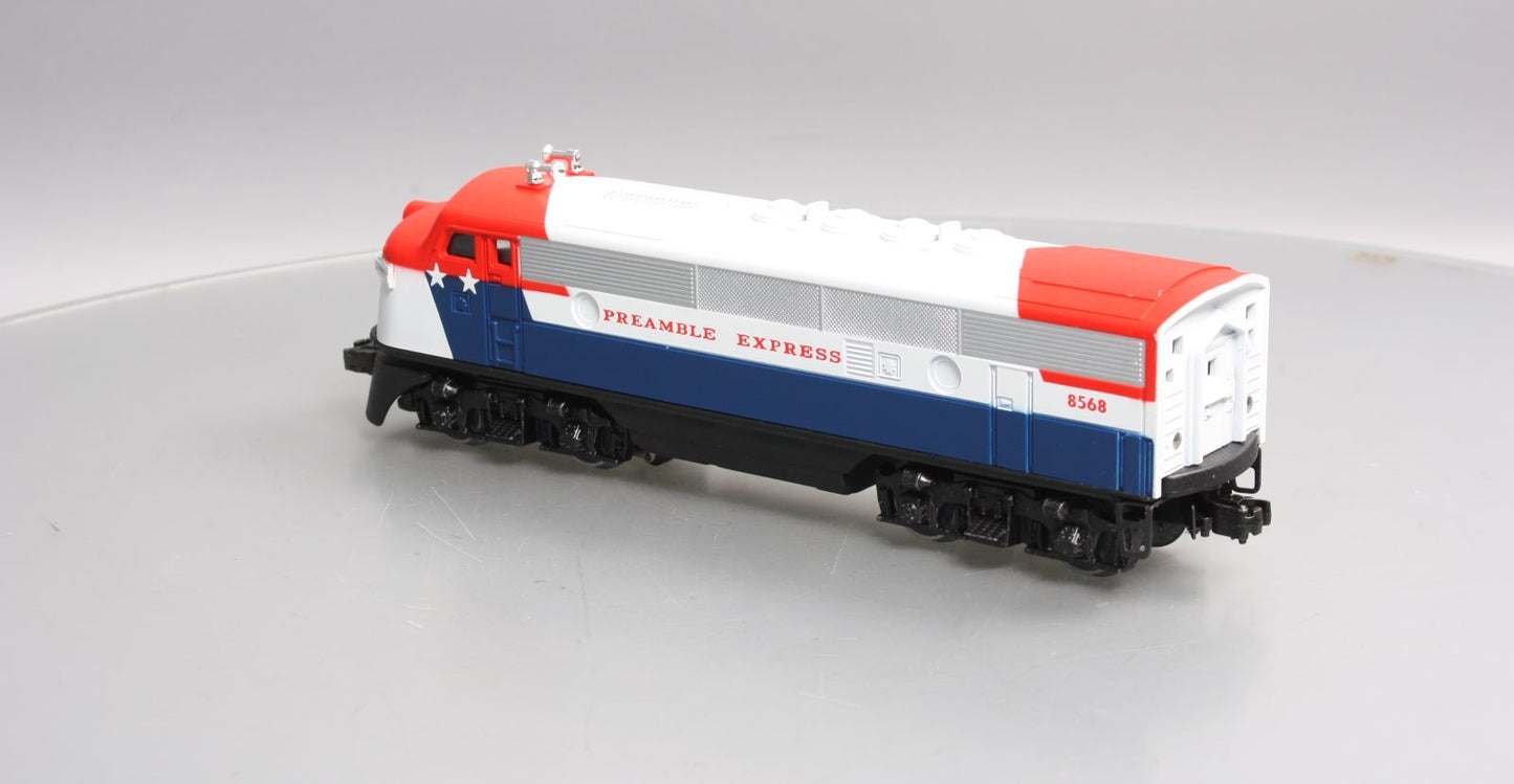 Lionel 6-8568 O Gauge Preamble Express F3 A Diesel Locomotive LN/Box