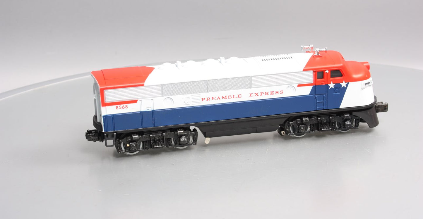 Lionel 6-8568 O Gauge Preamble Express F3 A Diesel Locomotive #8568