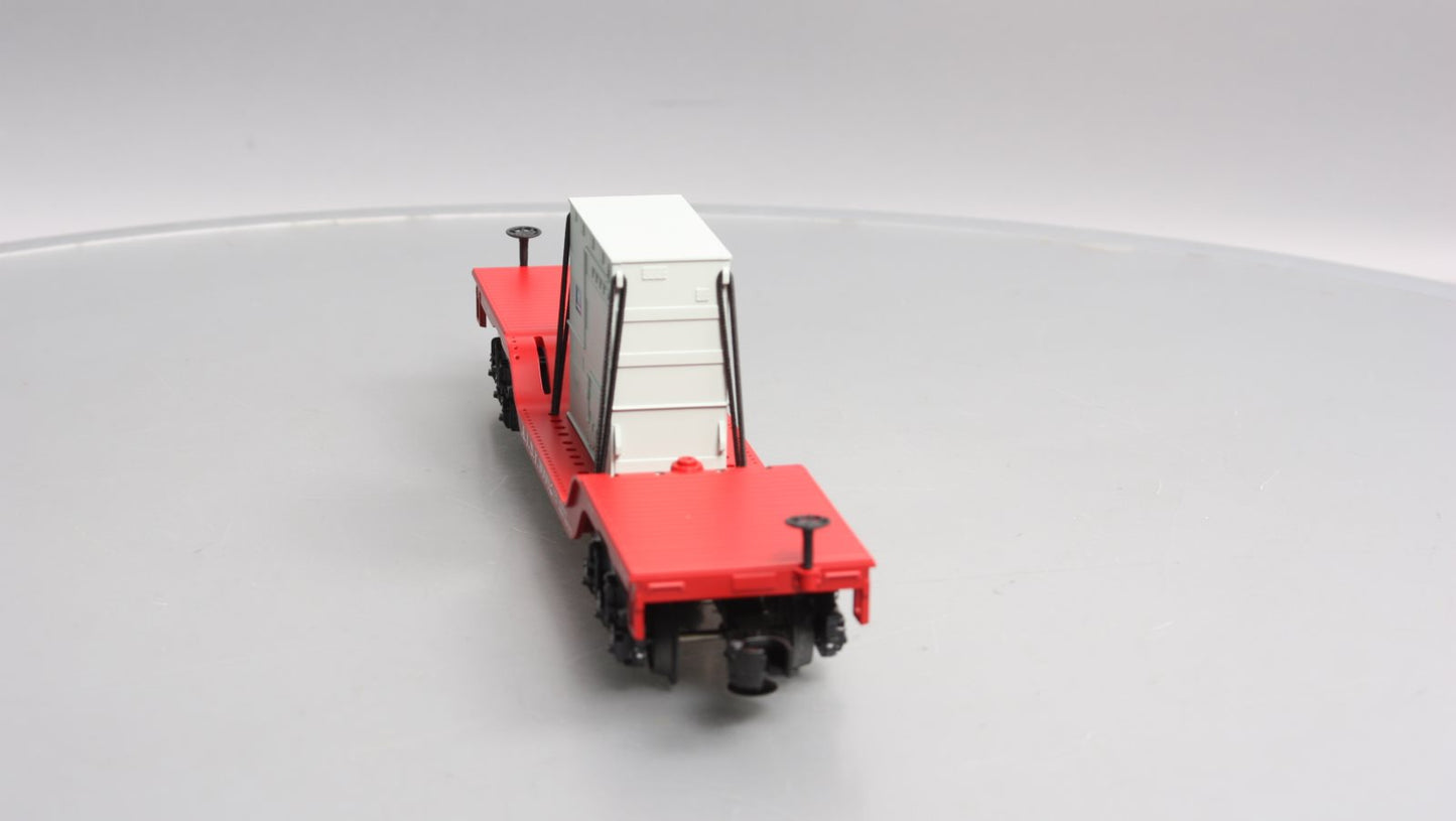 MTH 30-76480 O Santa Fe Deep Center Flat w/Transformer