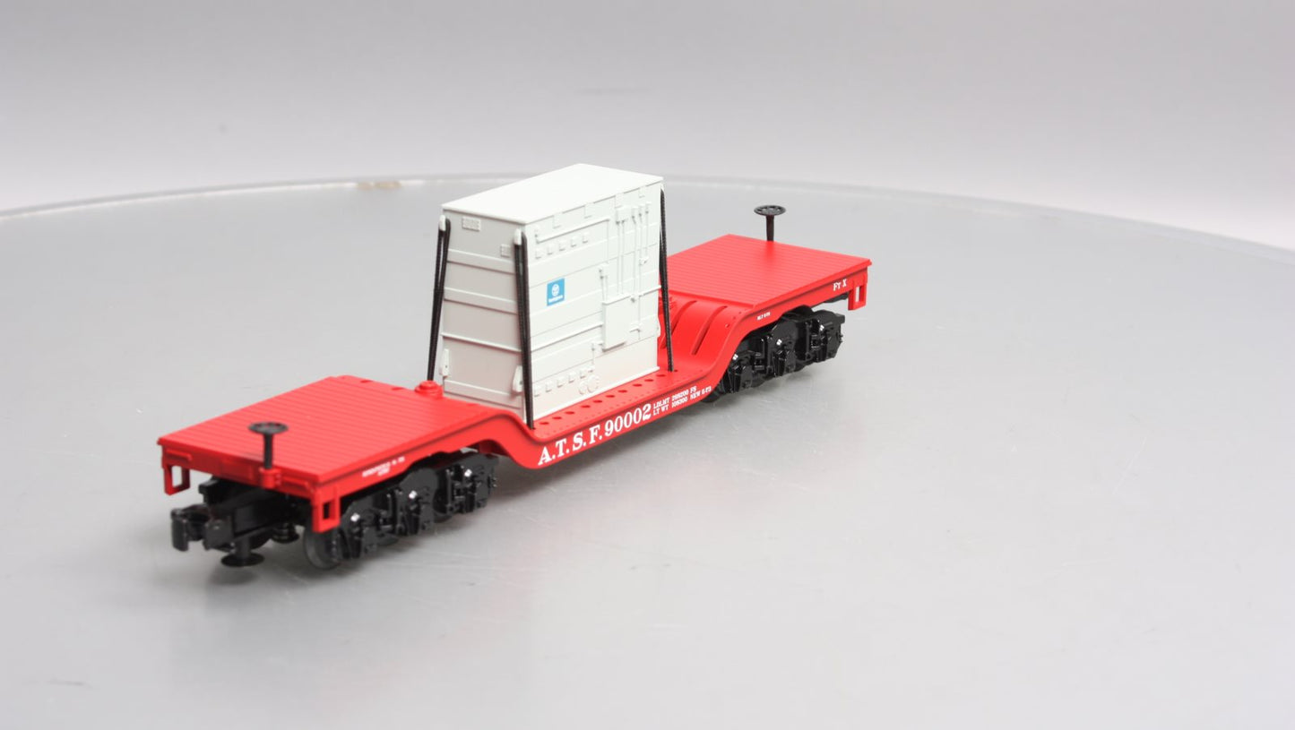 MTH 30-76480 O Santa Fe Deep Center Flat w/Transformer