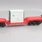 MTH 30-76480 O Santa Fe Deep Center Flat w/Transformer