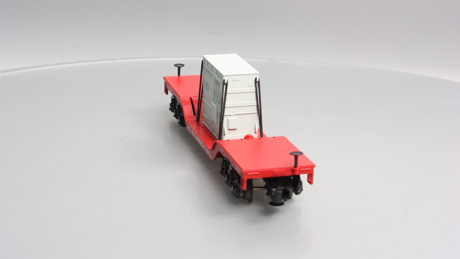 MTH 30-76480 O Santa Fe Deep Center Flat w/Transformer