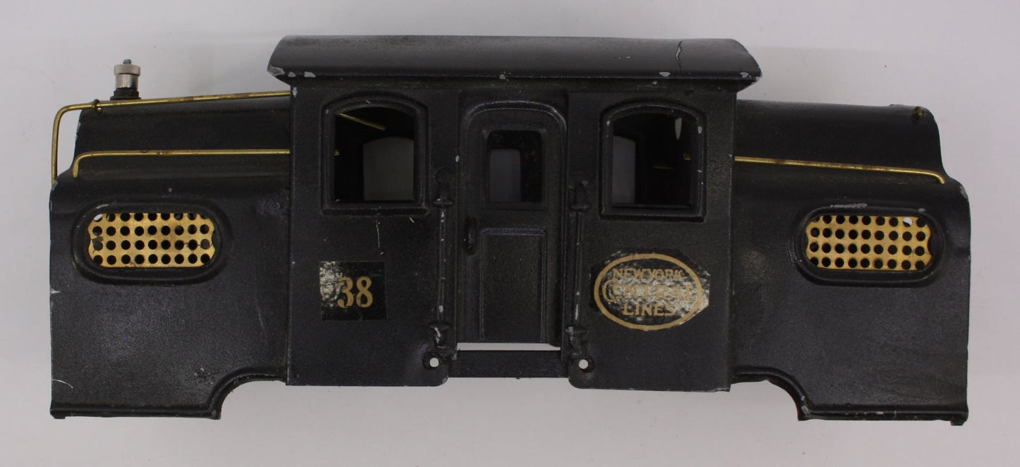Lionel 38-2 #38 Black Body Shell with Brass Trim