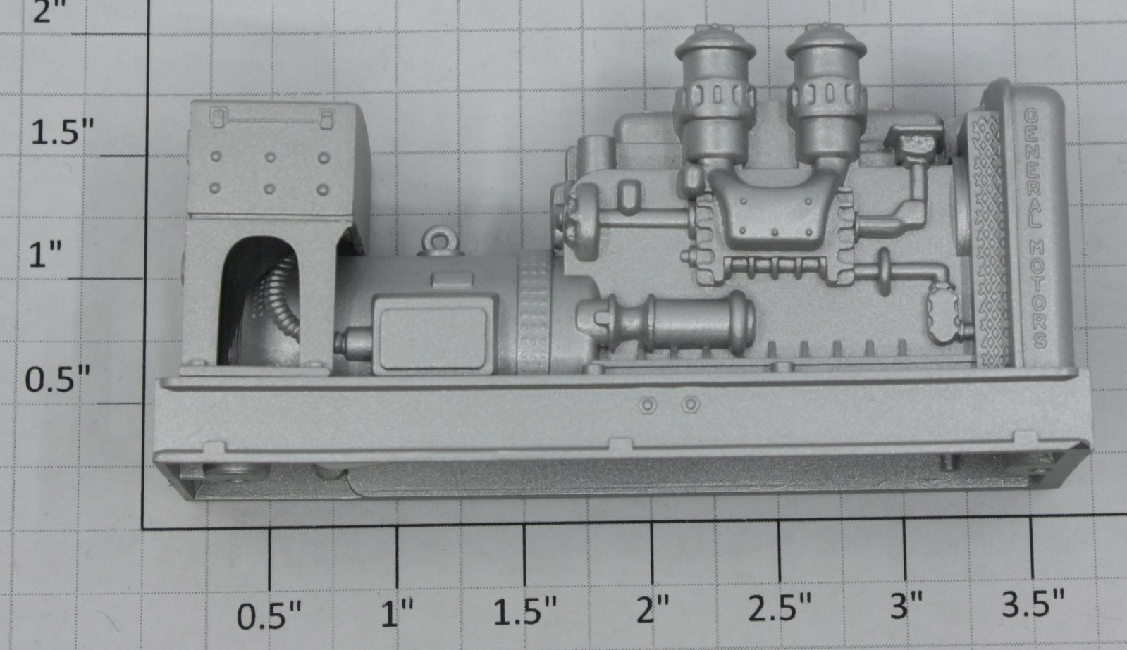 Lionel 36726-14 Silver Diesel Motor Assembly