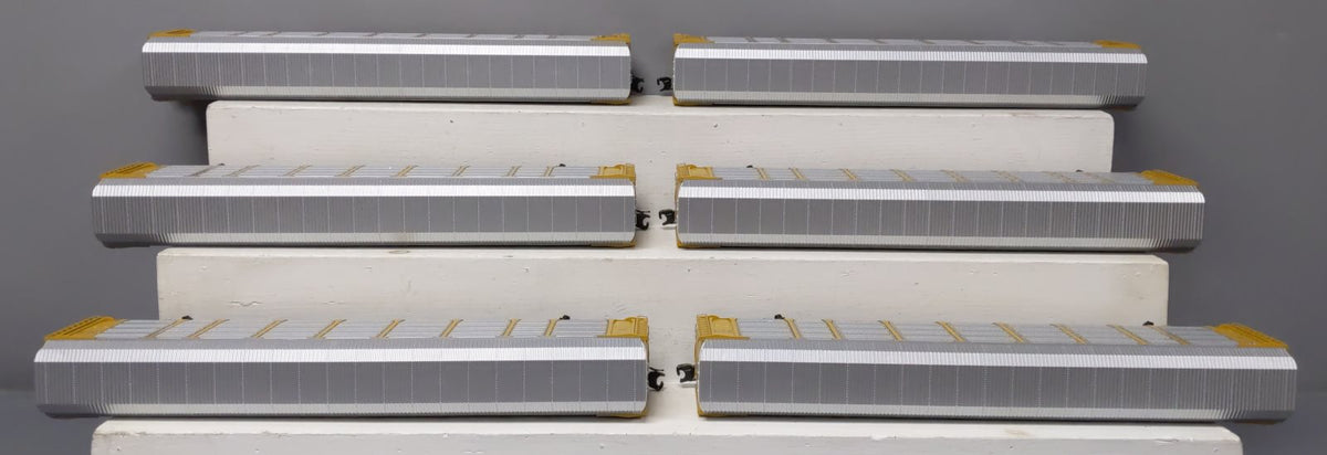 MTH 20-90525 O BNSF Corrugated Auto Carrier Set (Set of 6)