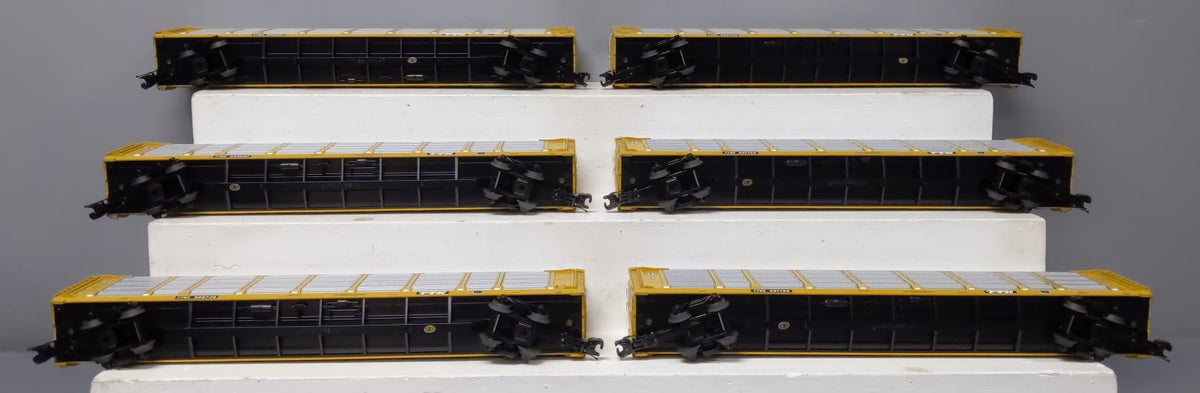 MTH 20-90525 O BNSF Corrugated Auto Carrier Set (Set of 6)