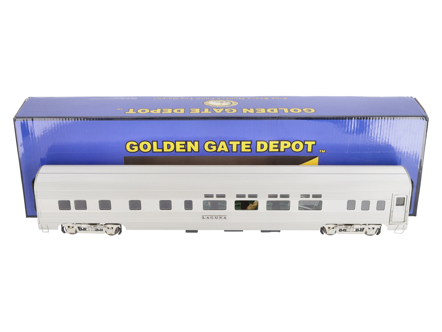 Golden Gate Depot O Scale Santa Fe "Laguna" 21" Sleeper Car (2-Rail) EX/Box