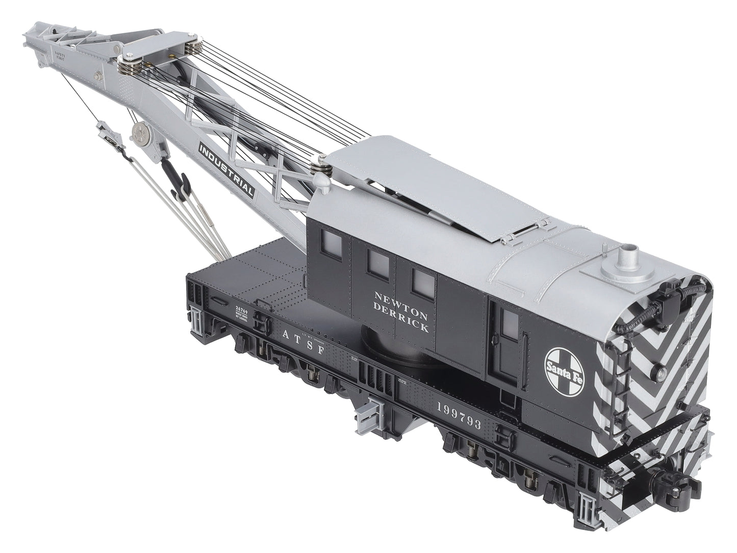 Lionel 6-26769 O Gauge Santa Fe Crane Car with TMCC #199793 LN/Box