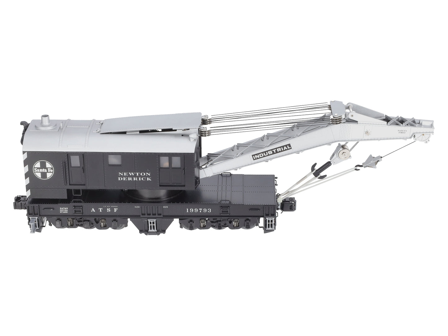 Lionel 6-26769 O Gauge Santa Fe Crane Car with TMCC #199793 LN/Box