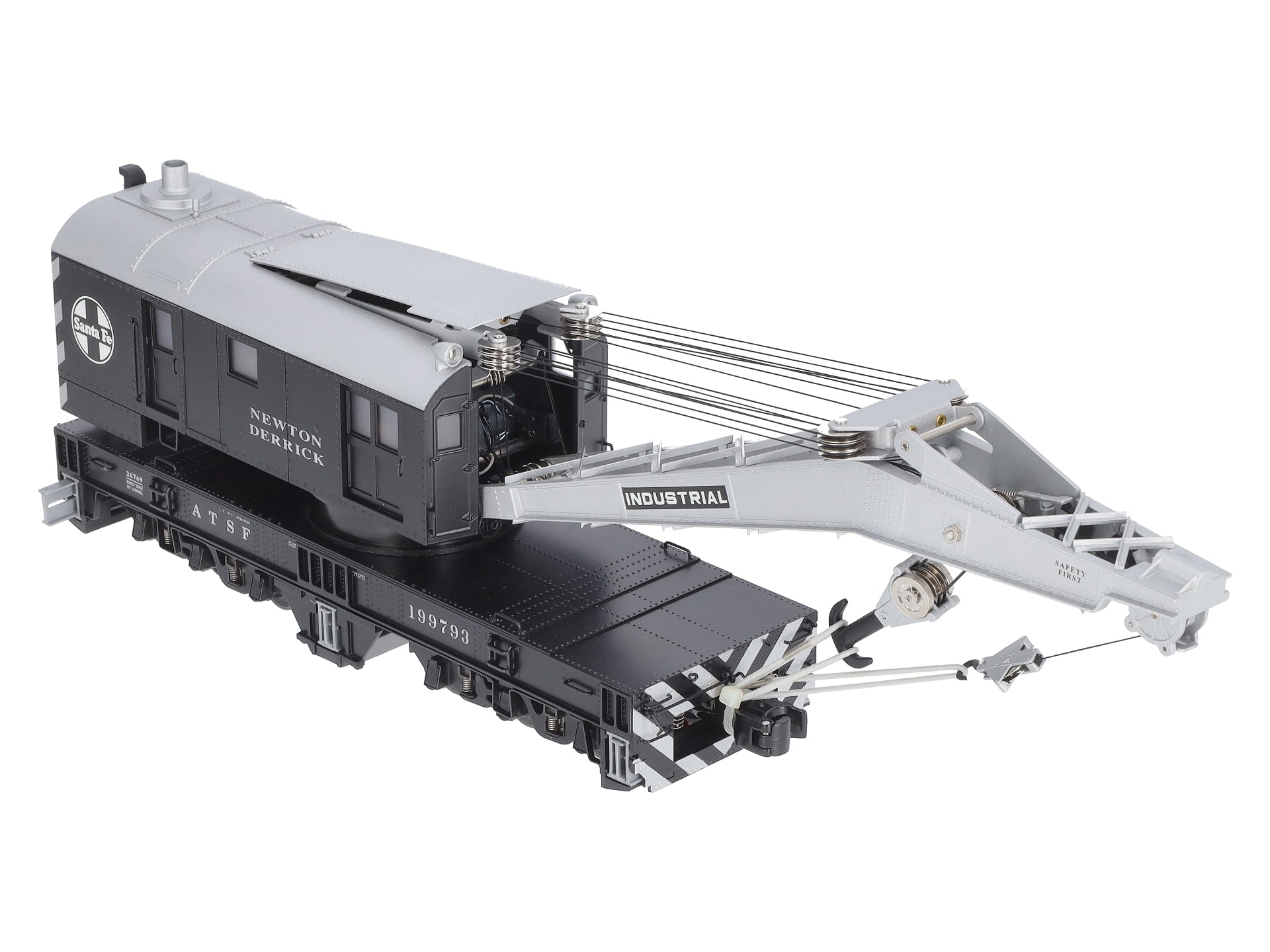 Lionel 6-26769 O Gauge Santa Fe Crane Car with TMCC #199793 LN/Box