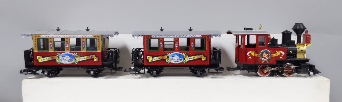 LGB 72534 G Gauge Christmas Steam Starter Train Set EX